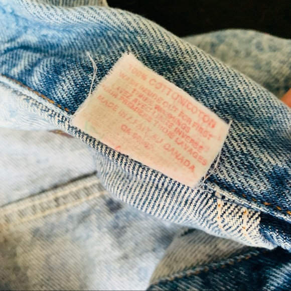 🦋Vintage🦋 80s Jean Jacket - Picture 4 of 5